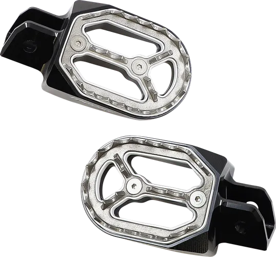 Moose Black Aluminum Qualifier Footpeg Pair