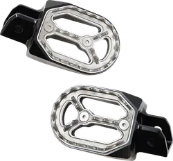 Moose Black Aluminum Qualifier Footpeg Pair