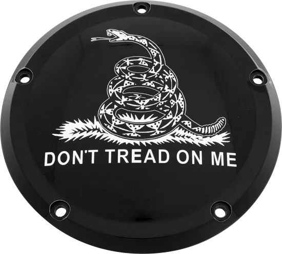 CE Black Billet Dont Tread Derby Cover