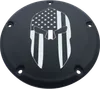 CE Billet Black Spartan Derby Cover