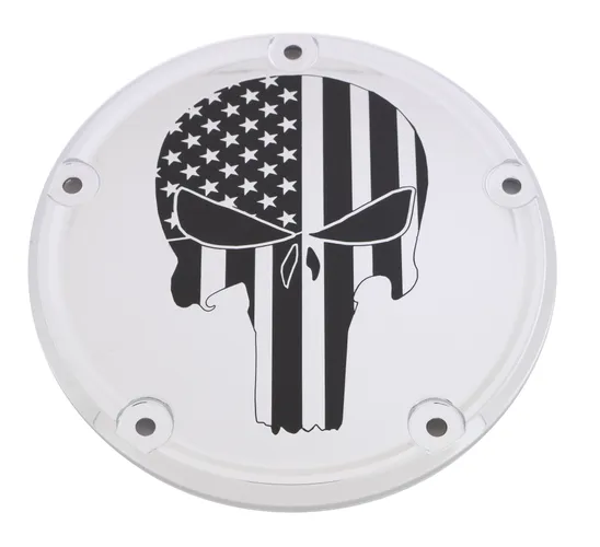 CE Chrome Billet Punisher Derby Cover