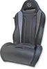 Moose Black Grey Vinyl Vented Suspension Seat