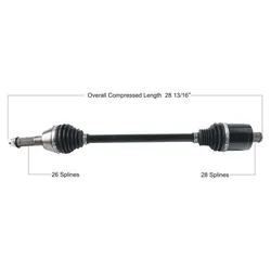Tytaneum Heavy Duty Axle Rear Left or Right