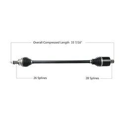 Tytaneum Heavy Duty Axle Front Left or Right