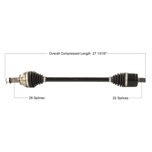 Tytaneum Heavy Duty Front Left or Right CV Axle