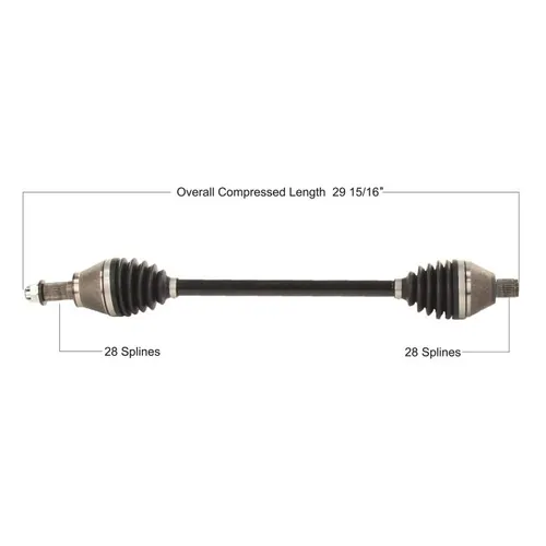 Tytaneum Heavy Duty Rear Left or Right CV Axle