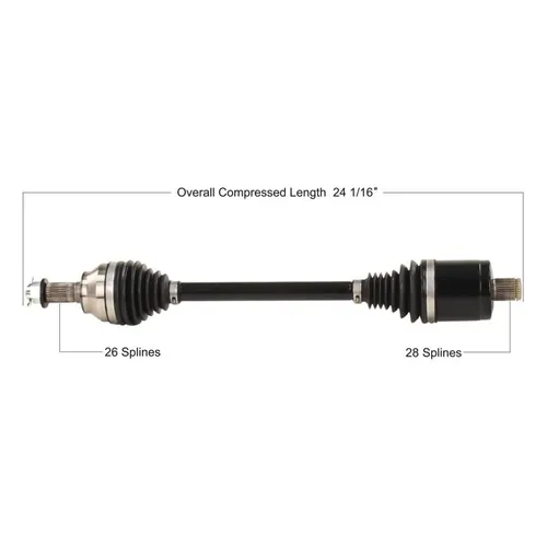 Tytaneum Heavy Duty Rear Left or Right CV Axle