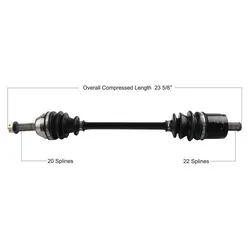 Tytaneum Replacement CV Axle Front Right or Left