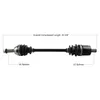 Tytaneum Replacement CV Axle Front Right or Left