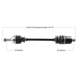 Tytaneum Replacement CV Axle Front Right or Left