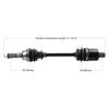 Tytaneum Replacement CV Axle Rear Left or Right
