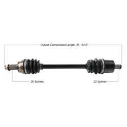 Tytaneum Replacement CV Axle Front Right or Left