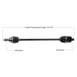 Tytaneum Replacement CV Axle Front Right or Left