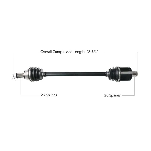 Tytaneum Replacement CV Axle Rear Left or Right