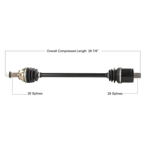 Tytaneum Replacement CV Axle Rear Left or Right