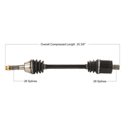 Tytaneum Rear Left or Right Replacement CV Axle