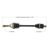 Tytaneum Front Left or Right Replacement CV Axle