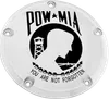 CE Chrome Billet Pow Mia Derby Cover