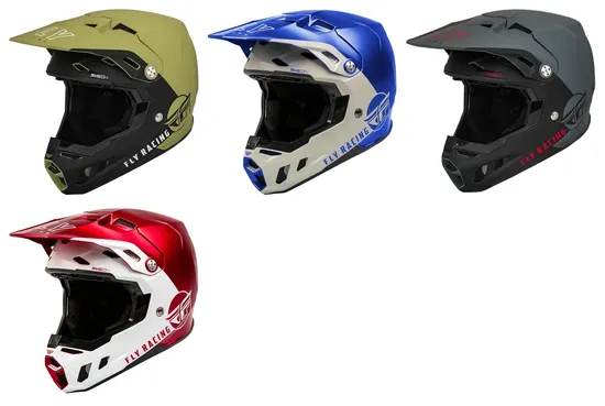 Fly Racing Adult Formula CC Centrum Helmet MX Full Face | XS | Blue Green