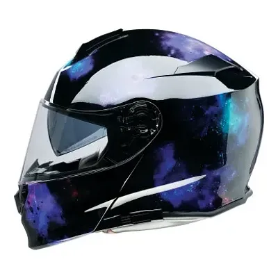 Z1R Adult Solaris 2.0 Infinix Modular Helmet Modular | XS S M L XL 2XL 3XL 4XL | Blue Black Purple
