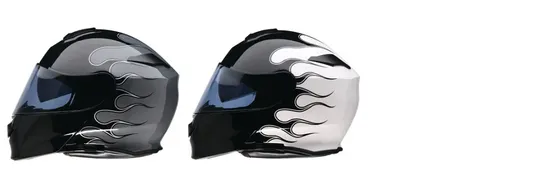 Z1R Adult Solaris 2.0 Flame Modular Helmet Modular | XS S M L XL 2XL 3XL 4XL | Black Gray White