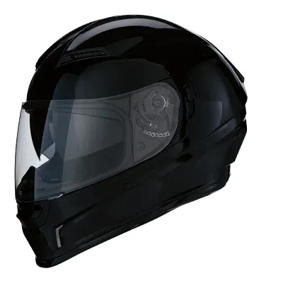 Z1R Adult Jackal Solid Helmet Full Face | XS S M L XL 2XL 3XL | Black 1