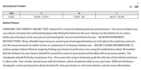 Thor Women Youth Youth Fleet Forge Helmet MX | S M L | Blue Yellow Red Black 2