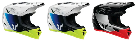 Thor Adult Reflex Sport Strike Mipsa Helmet MX | XS S M L XL 2XL | Blue White Yellow Navy Black Gray Red 1