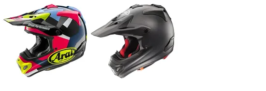 Arai Adult VX-Pro4 Block Helmet MX | XS S M L XL | Multi Black