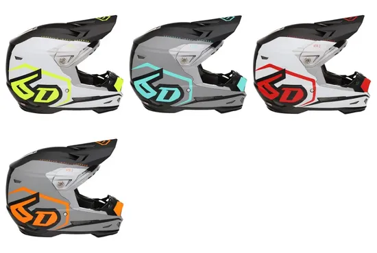 6D Helmets Adult ATR-2 Delta Helmet MX | XS S M L XL 2XL | Black White Yellow Gray Teal Red Orange 1