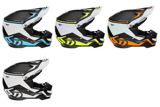 6D Helmets Adult ATR-2 Drive Helmet MX | XS S M L XL 2XL | Black Blue White Yellow Orange 1