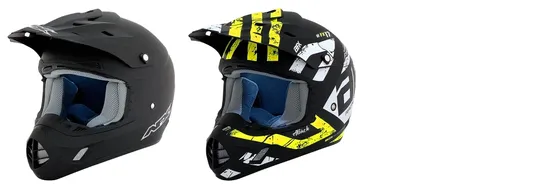 AFX Youth FX-17Y Helmet MX Full Face | M L | Black Yellow
