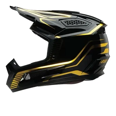 Z1R Adult Dirt Maxx Monogram Helmet MX | XS S M L XL 2XL 3XL 4XL | Black Gold