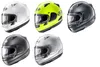 Arai Adult Signet-X Solid Helmet Full Face | XS S M XL 2XL | White Fluorescent Yellow Black Pearl Black Satin Silver