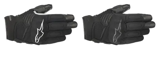 Alpinestars Faster Gloves Adult S M 2XL Black White 1