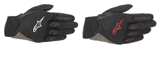 Alpinestars Shore Gloves Adult S M L XL 2XL 3XL Black Red 1