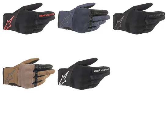 Alpinestars Copper Gloves Adult S M L XL 2XL 3XL Black Fluorescent Red Blue Brown White