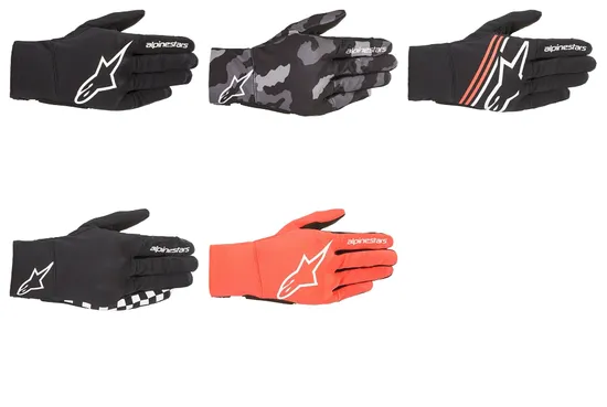 Alpinestars Reef Gloves Adult 2XL 3XL Black Camo Gray Orange White Red