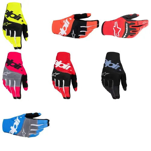 Alpinestars Techstar Gloves Adult S M L XL 2XL Black Yellow Red Pink Blue Orange Purple 1