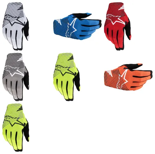 Alpinestars Radar Pro Gloves Adult S M L XL 2XL White Black Blue Red Gray Yellow Orange Green Fluorescent Yellow Pink 1