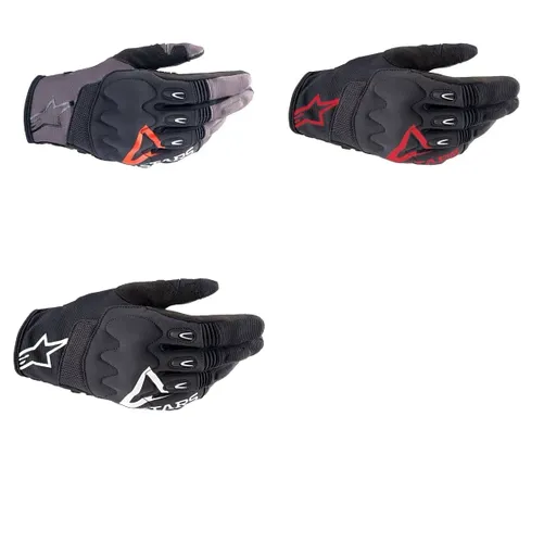 Alpinestars Techdura Gloves Adult S M L XL 2XL Black Gray Red White 1