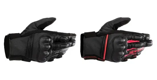 Alpinestars Stella Phenom Leather Air Gloves Adult XS S M L XL Black Pink 1