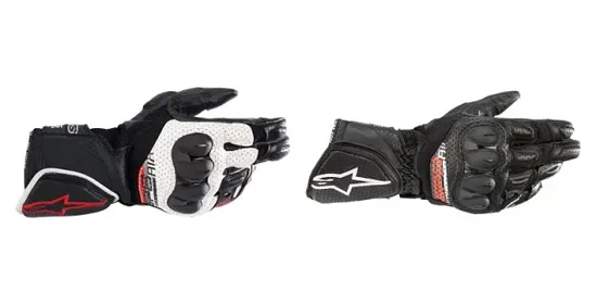 Alpinestars SP-8 V3 Air Gloves Adult S M L XL 2XL 3XL Black White Red