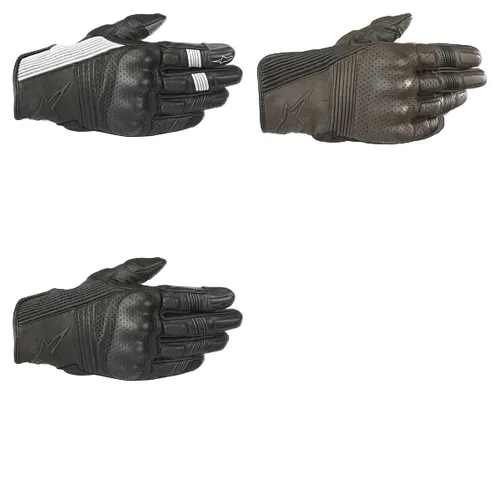 Alpinestars Mustang V2 Gloves Adult S M L XL 2XL 3XL Black White Brown 1