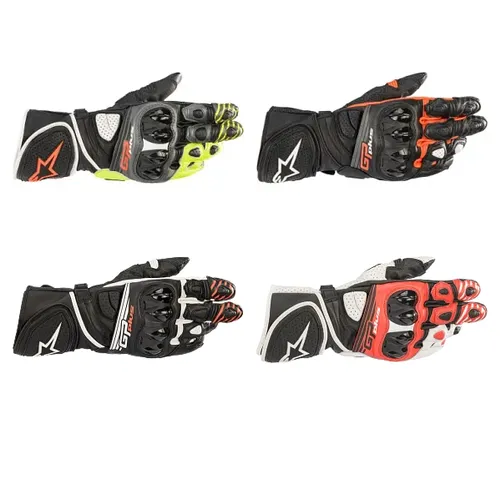 Alpinestars GP Plus R v2 Gloves Adult S L 2XL 3XL Black Gray Red Yellow White 1