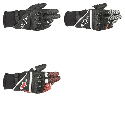 Alpinestars GPX V2 Gloves Adult XL 2XL 3XL Black White Red 1