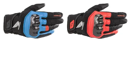 Alpinestars Honda SMX Z Drystar Gloves Adult S M L XL 2XL 3XL Black Blue Red 1