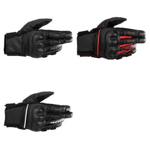 Alpinestars Phenom Leather Gloves Adult S M L XL 2XL 3XL Black Red White 1