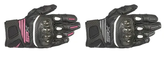Alpinestars Women's Stella SPX Air Carbon V2 Gloves Adult XS S M L XL Black Pink Gray 1