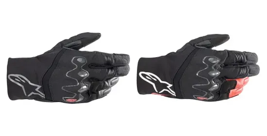 Alpinestars Hyde XT DrystarXF Gloves Adult S M L XL 2XL 3XL Black Fluorescent Red Red 1